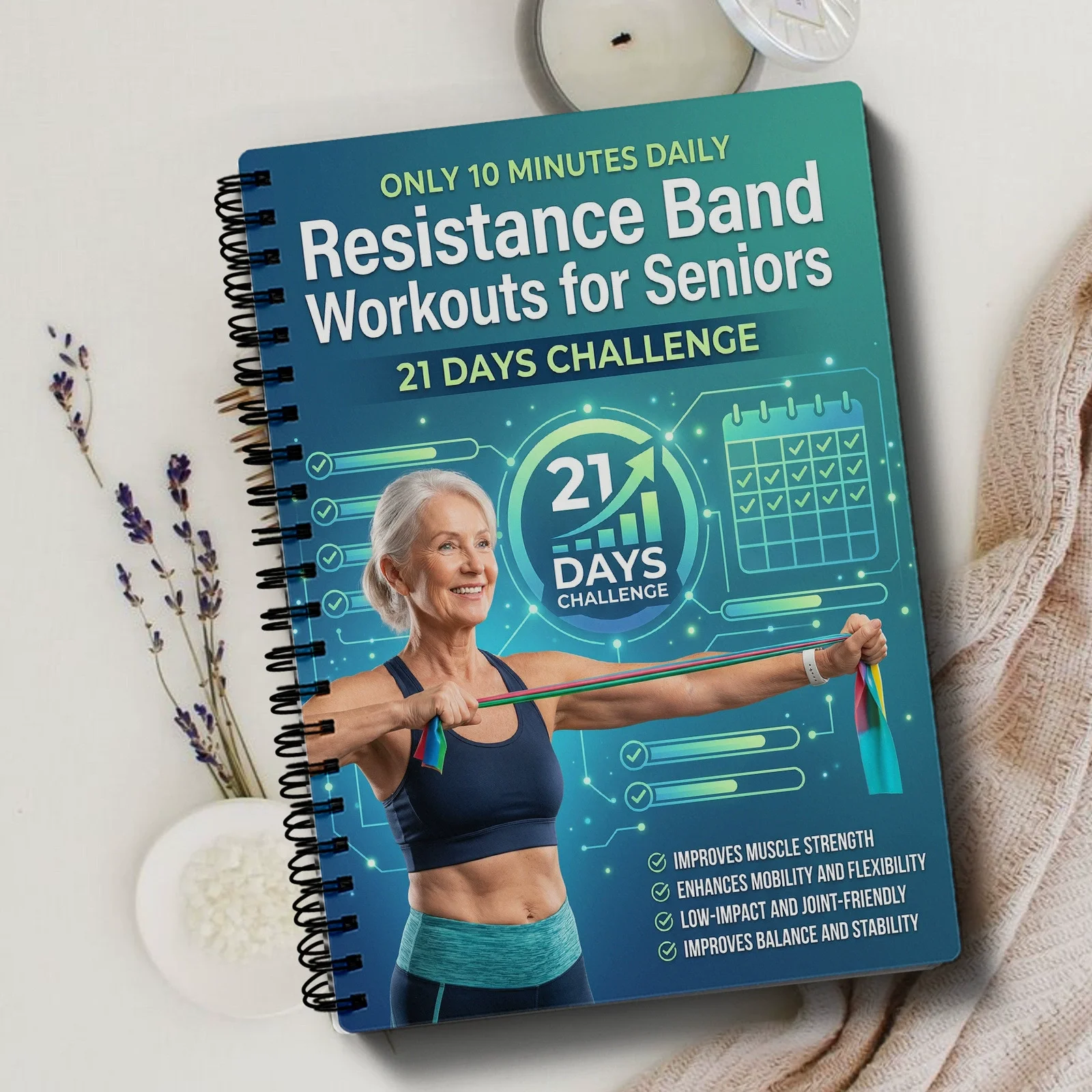 Resistance Band Workouts for S - Fitness Journal Planner ulasan dan harga