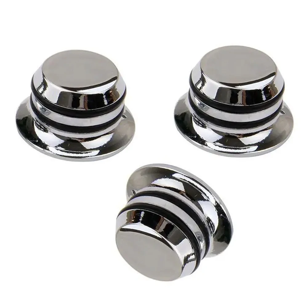 3pcs Potentiometer Knobs High Hat Metal Tone Tuning Knobs For Electric Guitar For-St For-Fd Guitars Musical Instrument Parts