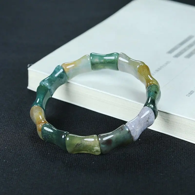 

Женский и мужской модный универсальный браслет Agate Water Grass Festival