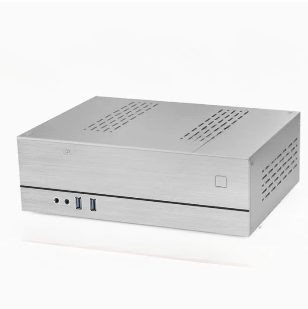 

A02 mini computer case HTPC horizontal ITX mini chassis, half high graphics card network interface card small 1U