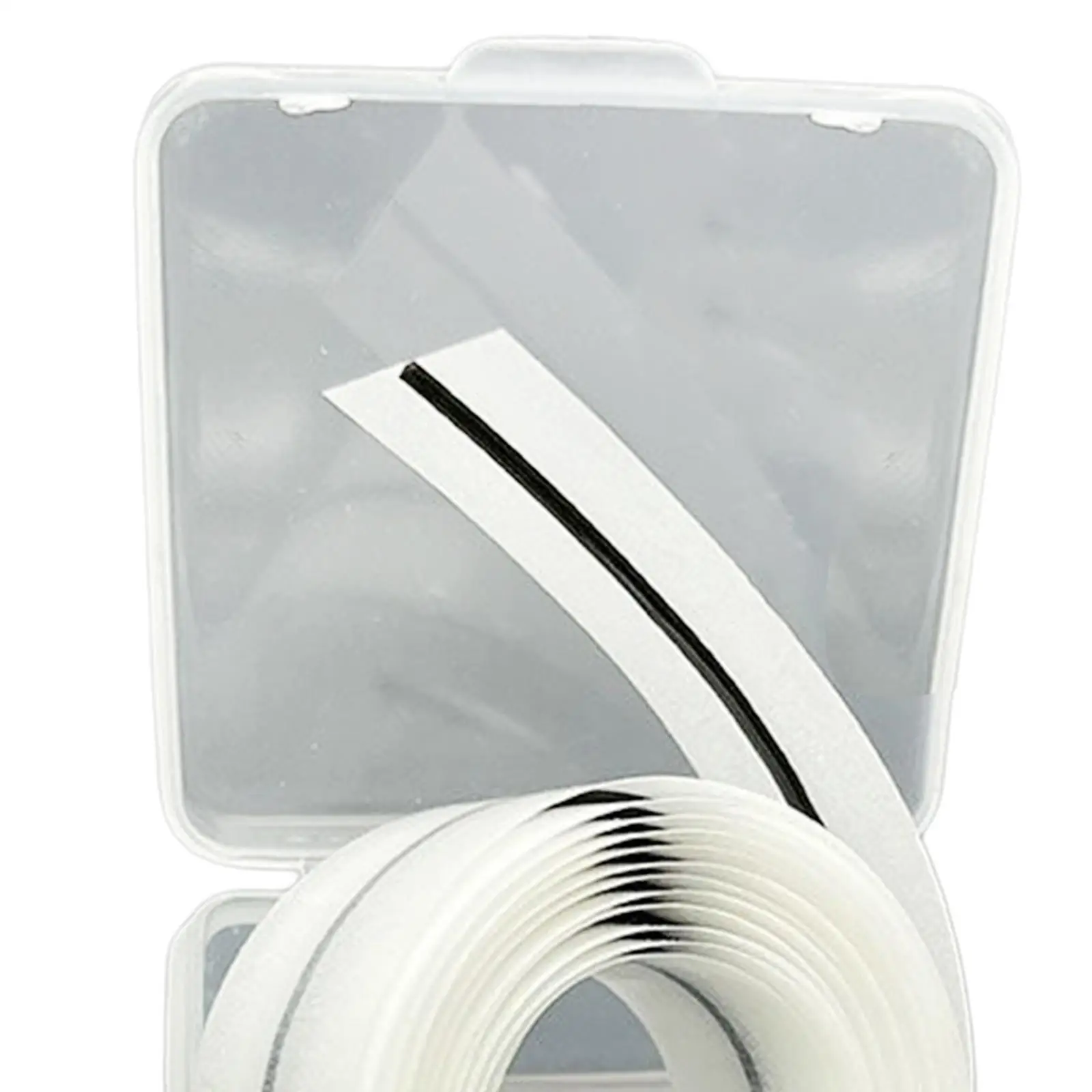 Waterproof Self Adhesive Lash Strips Black 1 Meter Soft Reusable Glue Free Eyelash Tape for Eyelash Enhancement Makeup