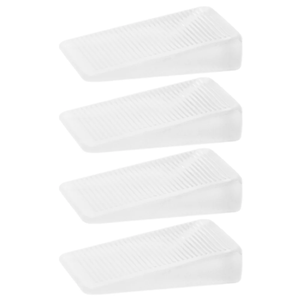 

4Pcs Furniture Levelers PVC Leveling Wedges for Home Stabilizing Bookshelves Tables Doors Cabinets Floor Protection Shims
