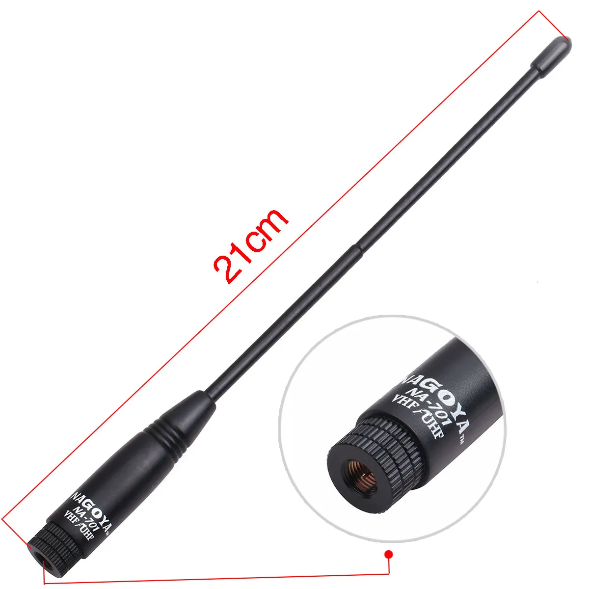100% Original NA-701 Dual Band Antenna Flexible 144/430Mhz SMA-Male BNC for Baofeng Hyetra TYT Wouxun Two Way Radio