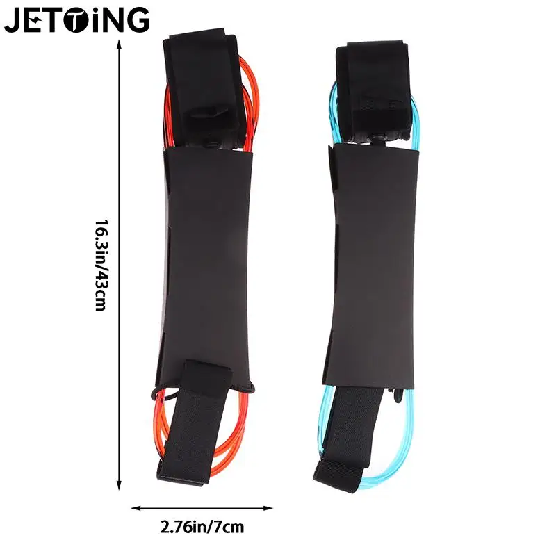 1Pc Surf Leash 6ft Sup Board Surf Leg Touw Surfplank Riem Tpu Rvs Wartels Opblaasbare Paddle Board Longboard Voet Touw