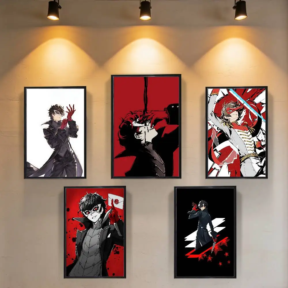 Royal Edition Goro Akechi Joker Persona Poster Prints Wall Art Picture Painting Living Room