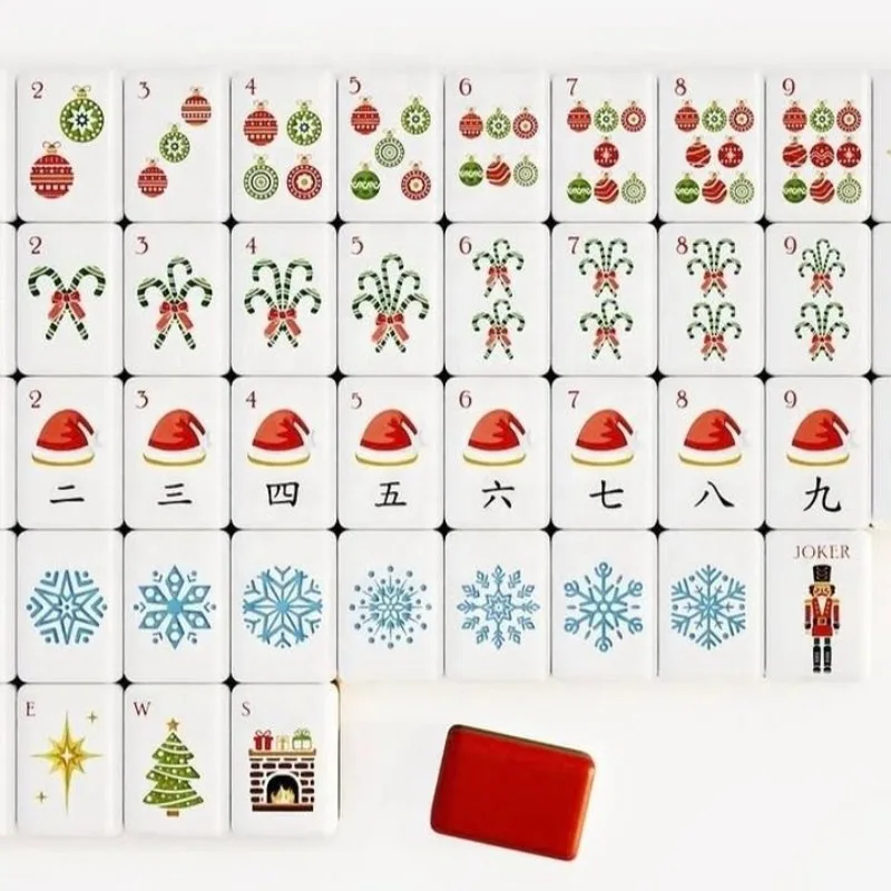 American Mahjong Tiles 32mm 4‑Layer Acrylic High‑Quality Game Set Christmas Gift Wholesale Supply