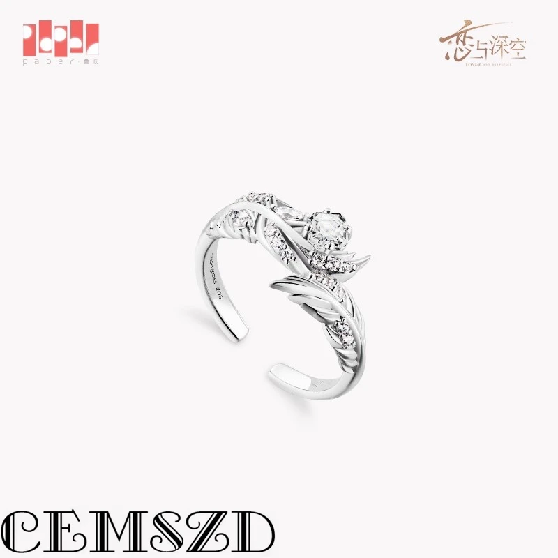 

[Подлинная] Love Game Love and Deepspace Sylus S925, серебро, эксклюзивные аксессуары для косплея, обручальные аксессуары по индивидуальному заказу, подарки с героями мультфильмов аниме
