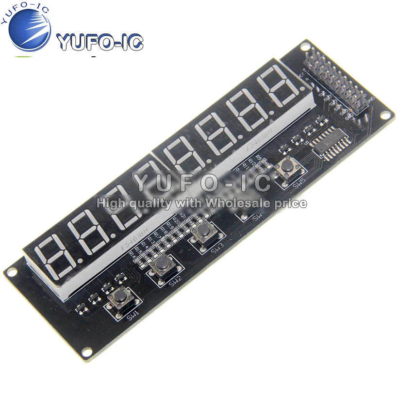 1 Chip Microcomputer Development Board 8-bit Digital Tube Expansion Board Support AVR/51/PIC Digital Tube