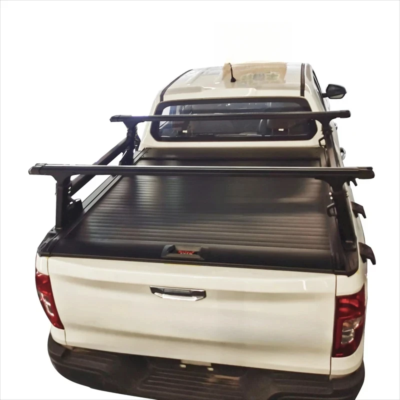 Tapa Retractil Hard Aluminum Pickup Truck Bed Manual Retractable Tonneau Cover Roller Lid For Changan Kaicene F70
