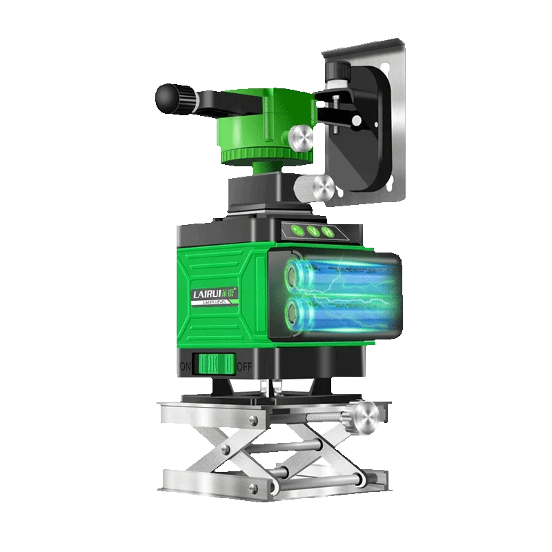 zz 3D 12 linhas de feixe verde nível laser autonivelante
