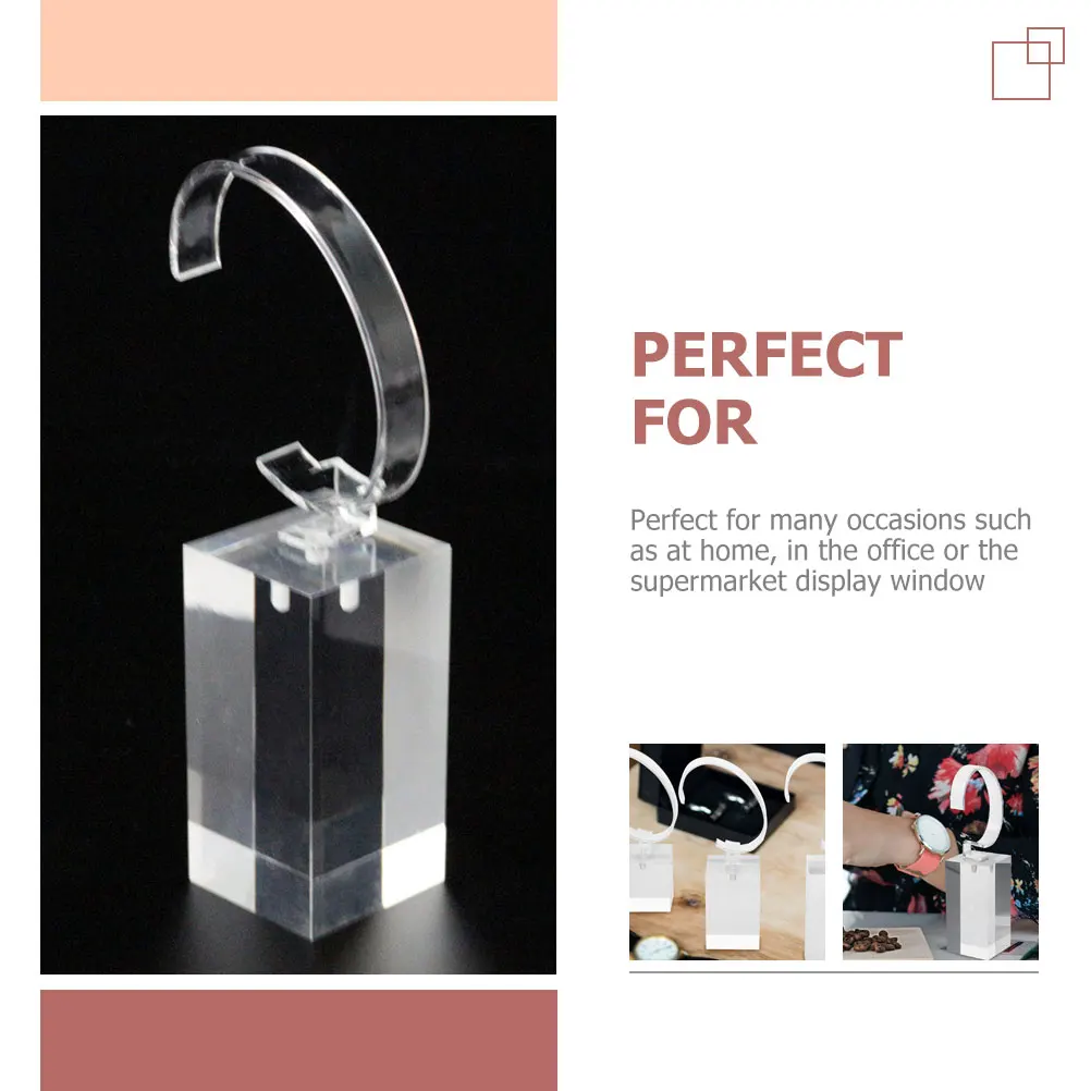 

Bracelet Display Stand Watch Balance Holder Jewelry Rack Storage Transparent