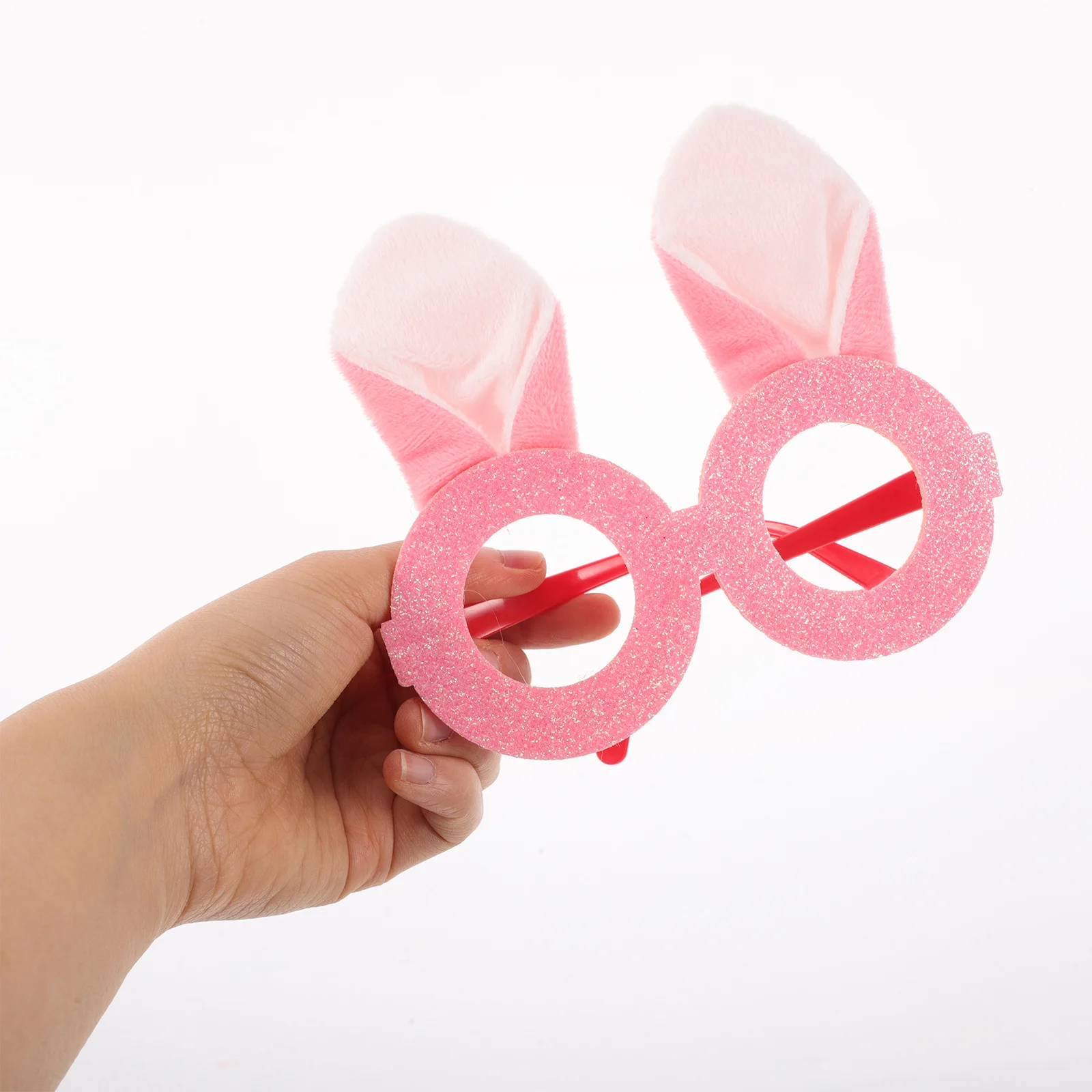 بريق أرنب عيد الفصح النظارات الإطار الأذن النظارات عيد الفصح كابينة تصوير الدعائم زي حفلة اكسسوارات نظارات الاطفال