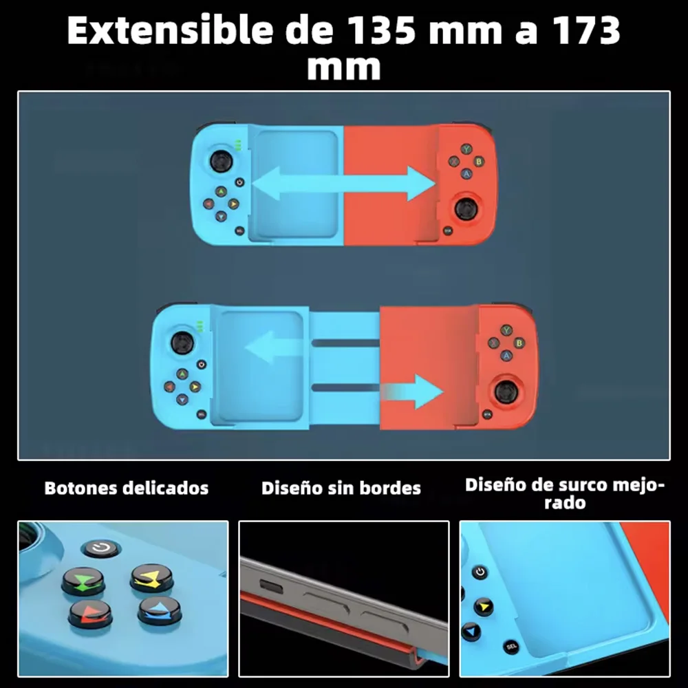 التحكم في ألعاب Gamepad للهاتف المحمول الذي يعمل بنظام أندرويد والكمبيوتر الخلوي والكمبيوتر اللوحي وتأثير القاعة عصا التحكم من النوع C وحدة تحكم لوحة الألعاب