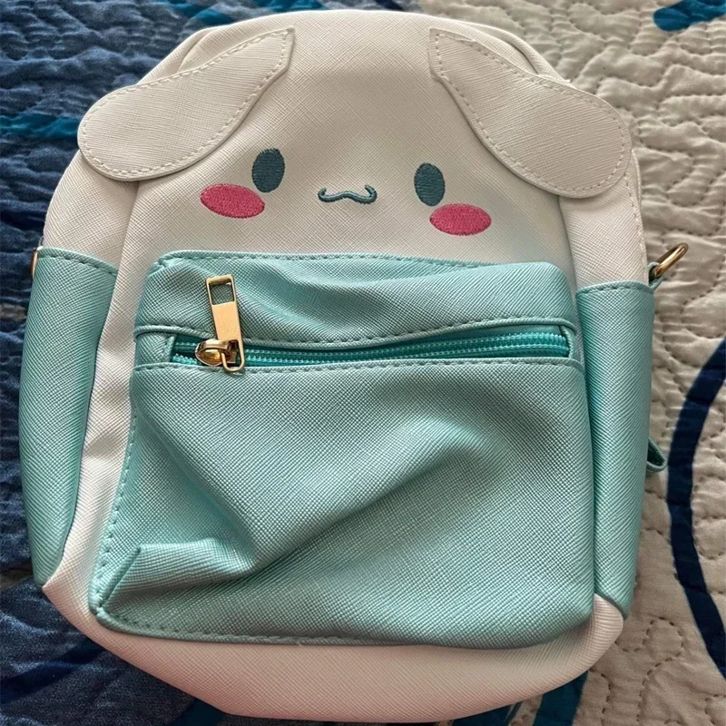 MINISO Kawali Hellokitty Melody Onpompurin Kitty Kuromi Cinnamorol Anime Fashion Backpack Beauty Travel School Bag Girls Toys