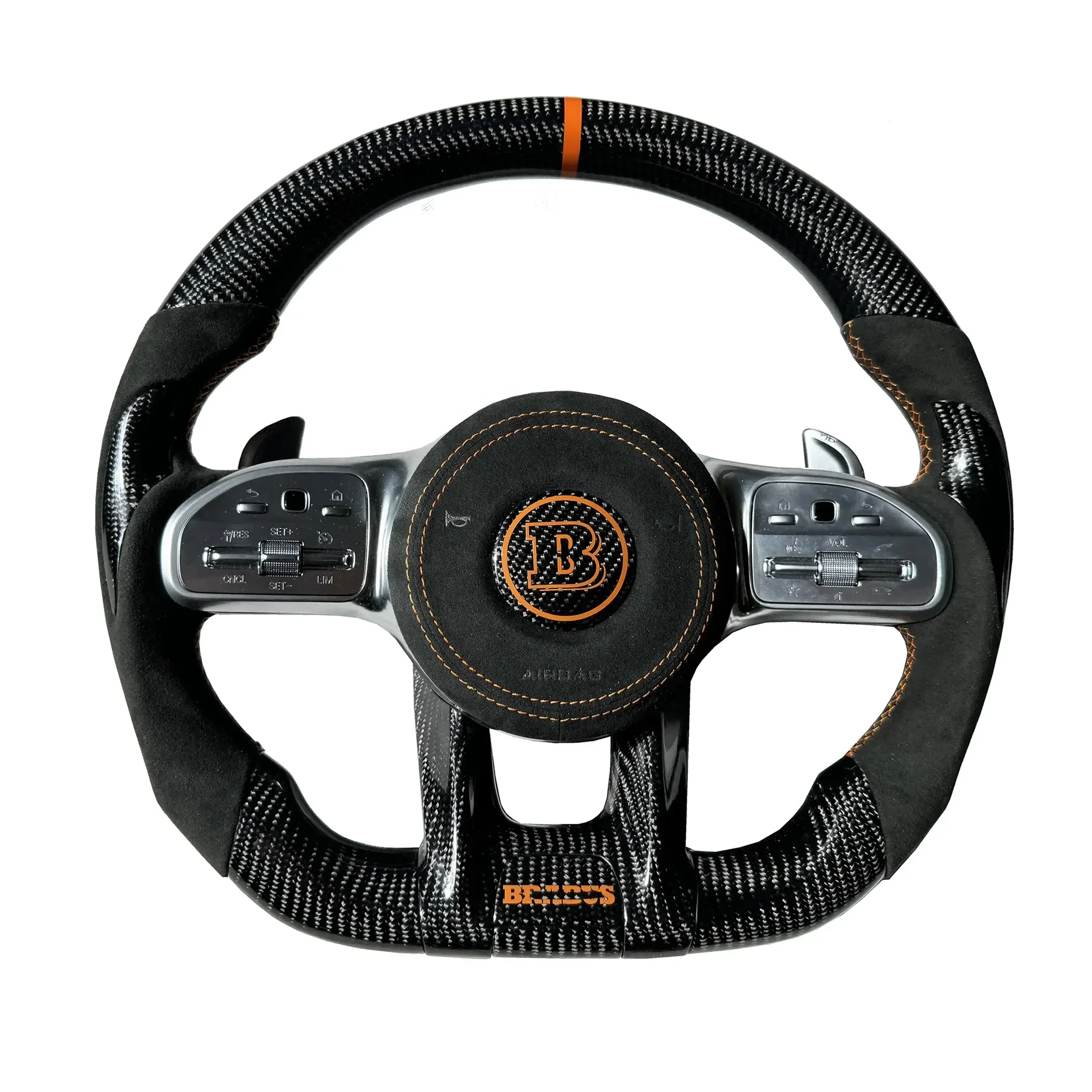 For Mercedes-Benz Large G-Class G350 G500 G63 G55 Modified Twill Forged Carbon Fiber Steering Wheel