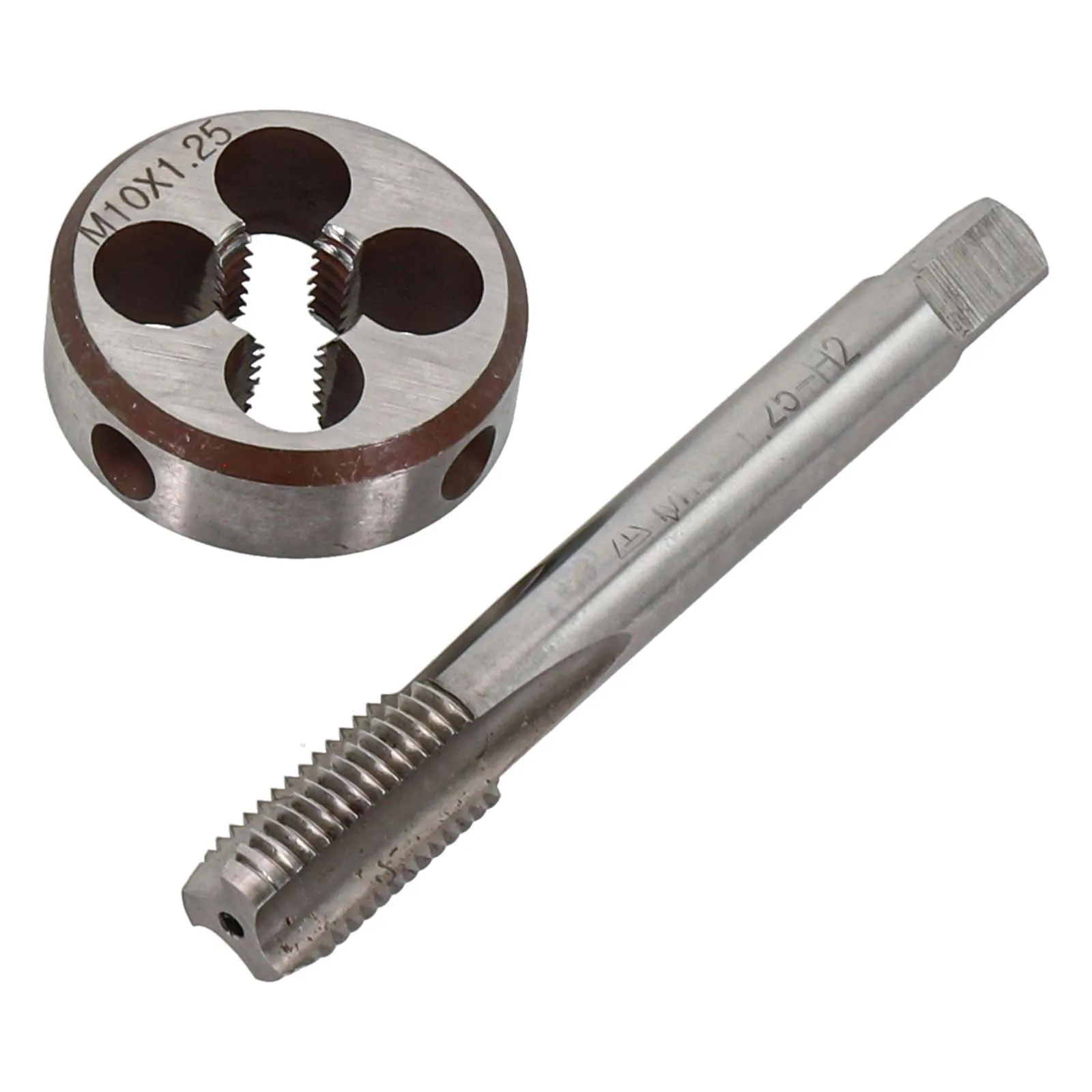 For Workshop Use M10X1.25 Die High Steel Tools for m10 X 1.25mm Silver Color Long-lasting Performance Precision Threading