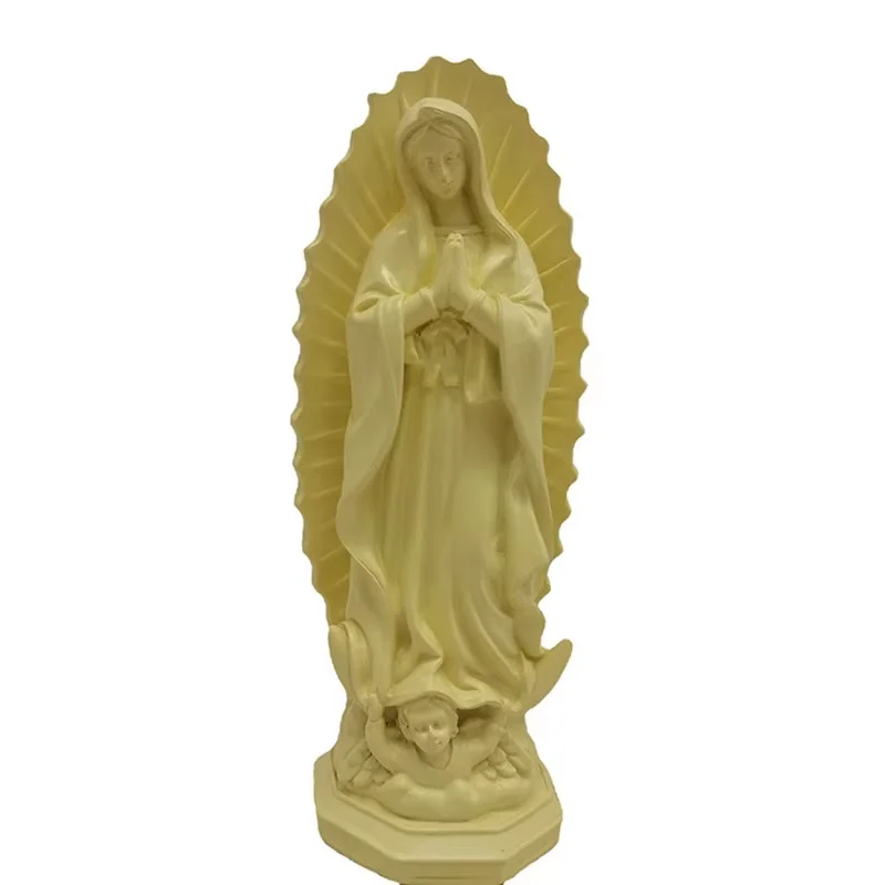 Virgin Guadalupe Resin Home Decoration Church Utensils Catholic Orthodox Statue