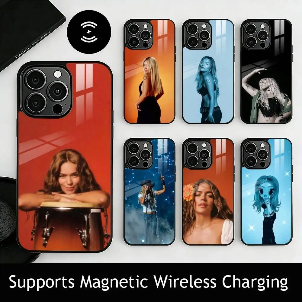 Hot Singer Karol G gift Phone Case For iPhone17,16,15,14,13,12,11 Plus,Pro Compatible with magnetic wireless charging