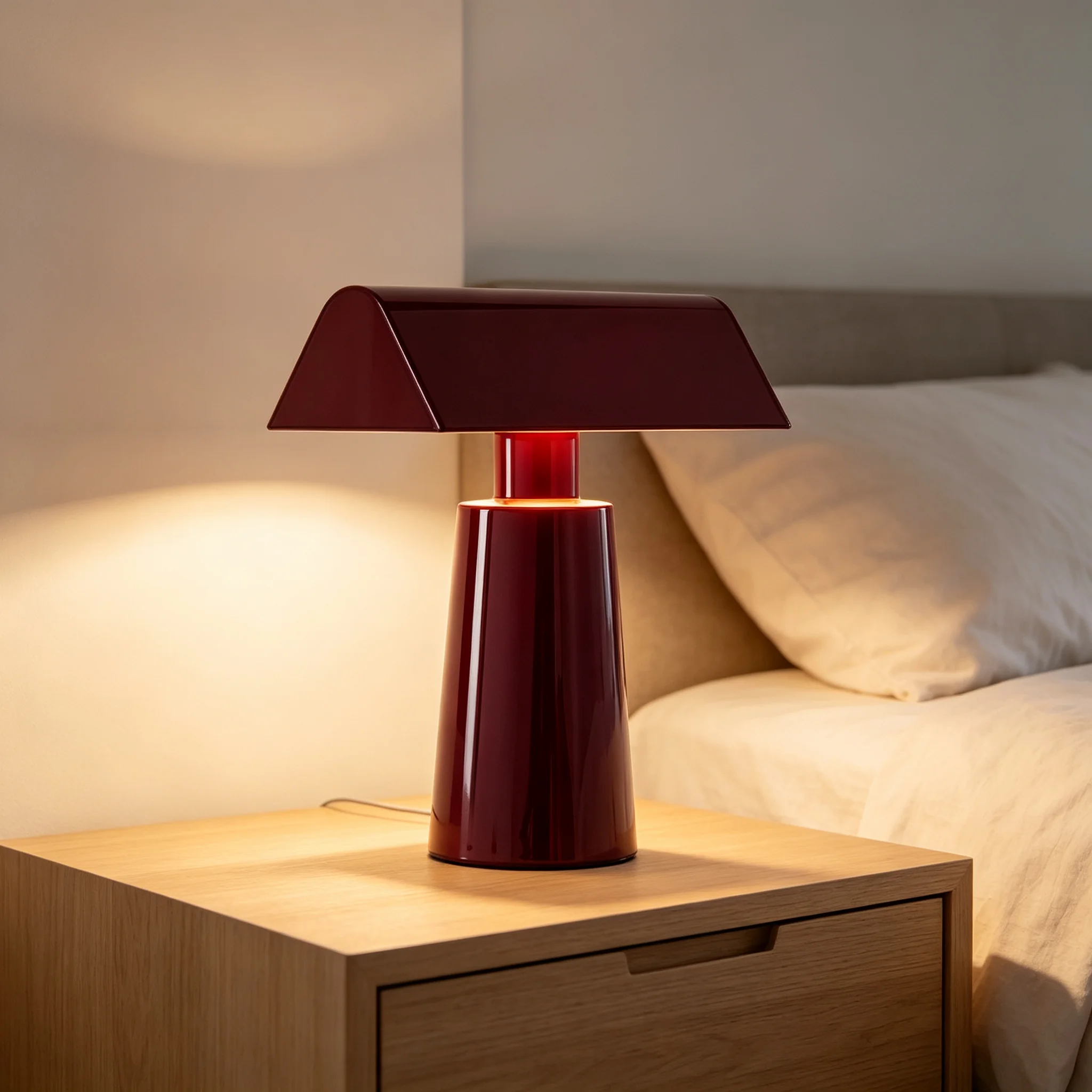 Italy Design Wireless Portable Charging Led Lights Touch Switch Dimmable Bedroom Beside Lamps Study Book Lighting Room Decor USB
