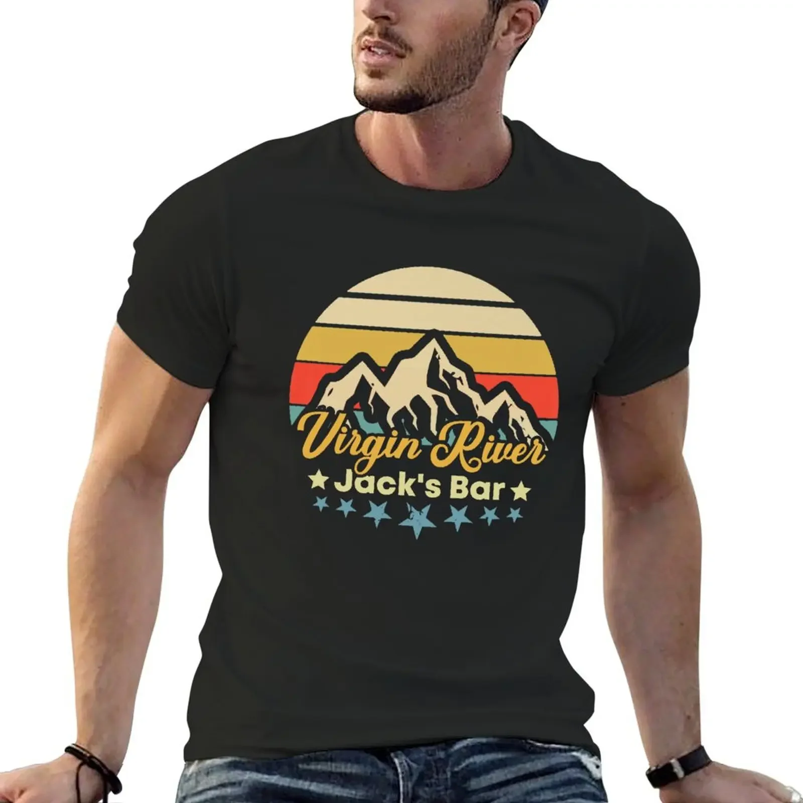 Vintage Virgin River Jack's Bar T-Shirt graphic t shirts custom shirt shirts graphic man clothes mens funny t shirts