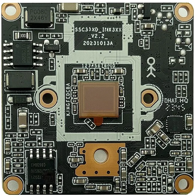 MStar SSC377D+IMX335 5MP 2592*1944 25FPS H.265 IP Camera Module Board 38*38mm Onvif Low illumination Radiator Audio Interface