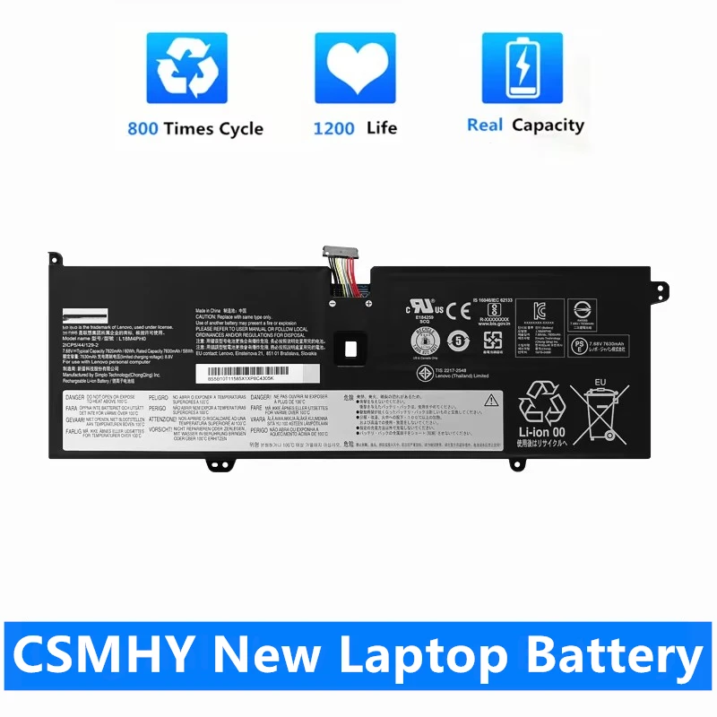 CSMHY New 60Wh L18C4PH0 Laptop Battery For Lenovo Yoga C940 C940-14IIL 81Q9 5B10T11585 5B10W67374 5B10T11586 L18M4PH0