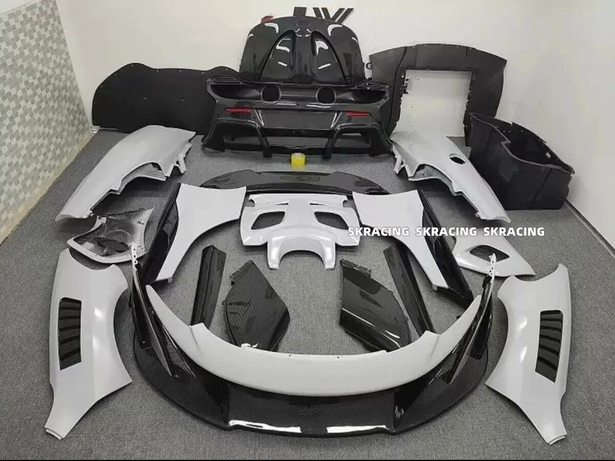 New Style Front +Rear Bumper Spoiler Bodykits For McLaren Mp4-12c 650S Upgradation 675LT