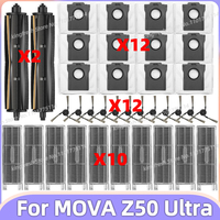 Compatible For ( MOVA Z50 Ultra ) Vacuum Parts Main Roller Side Brush HEPA Filter Dust Bag Accessories