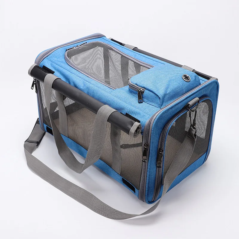 Dog Carrier Bag Dog Travel Bags Soft Side Backpack Cat Pet Carriers Airline Approved Transport For Small Dogs Cats Outgoing