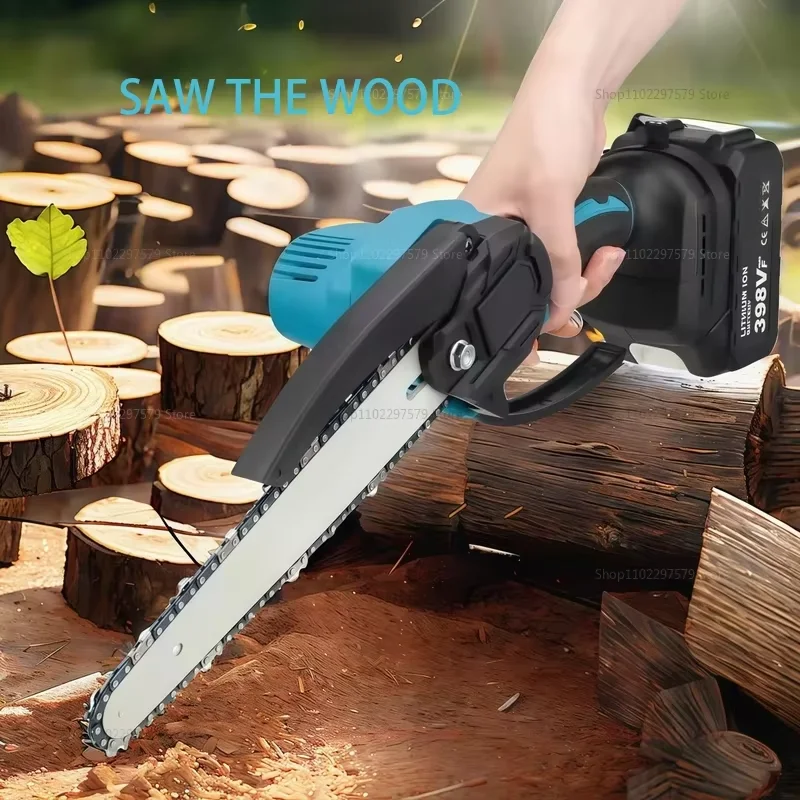 أداة 6 بوصة منشار صغير لاسلكي محمول باليد سلسلة الطاقة الكهربائية أداة قطع نوع منشار الحديقة لتقليم الأشجار