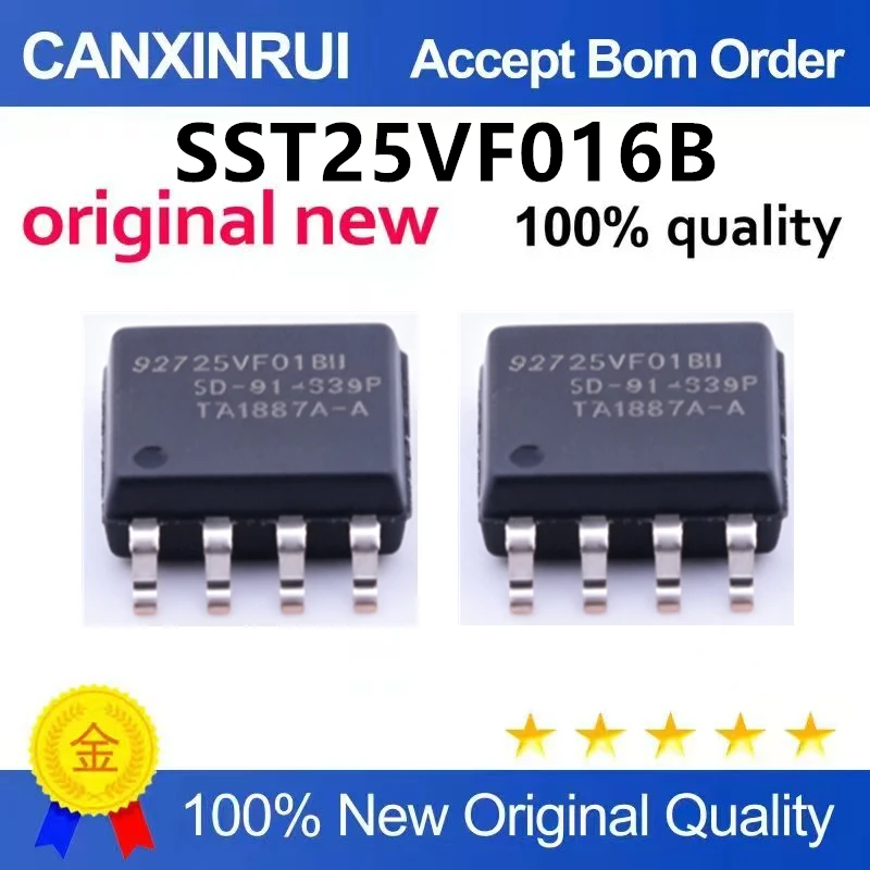 (5pcs-100pcs)Brand new original SST25VF016B-50-4C-S2AF memory chip SOP8 wide body