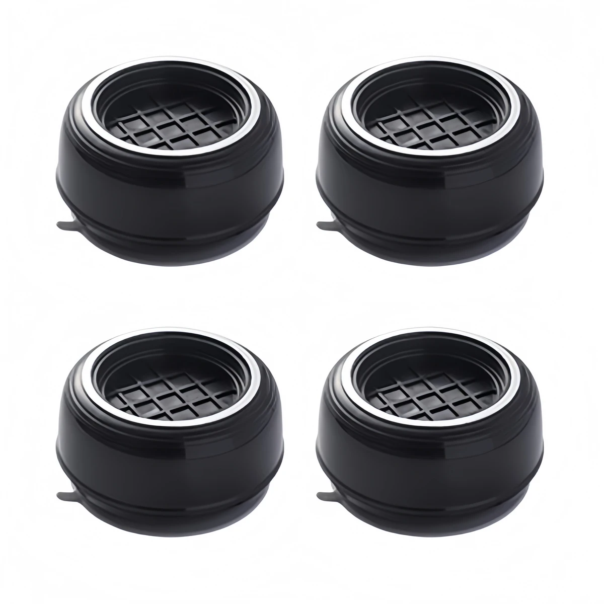 4 Washing Machine Support Feet with Anti Slip and Vibration Dampening Properties for Appliance Elevation and Secure Positioning