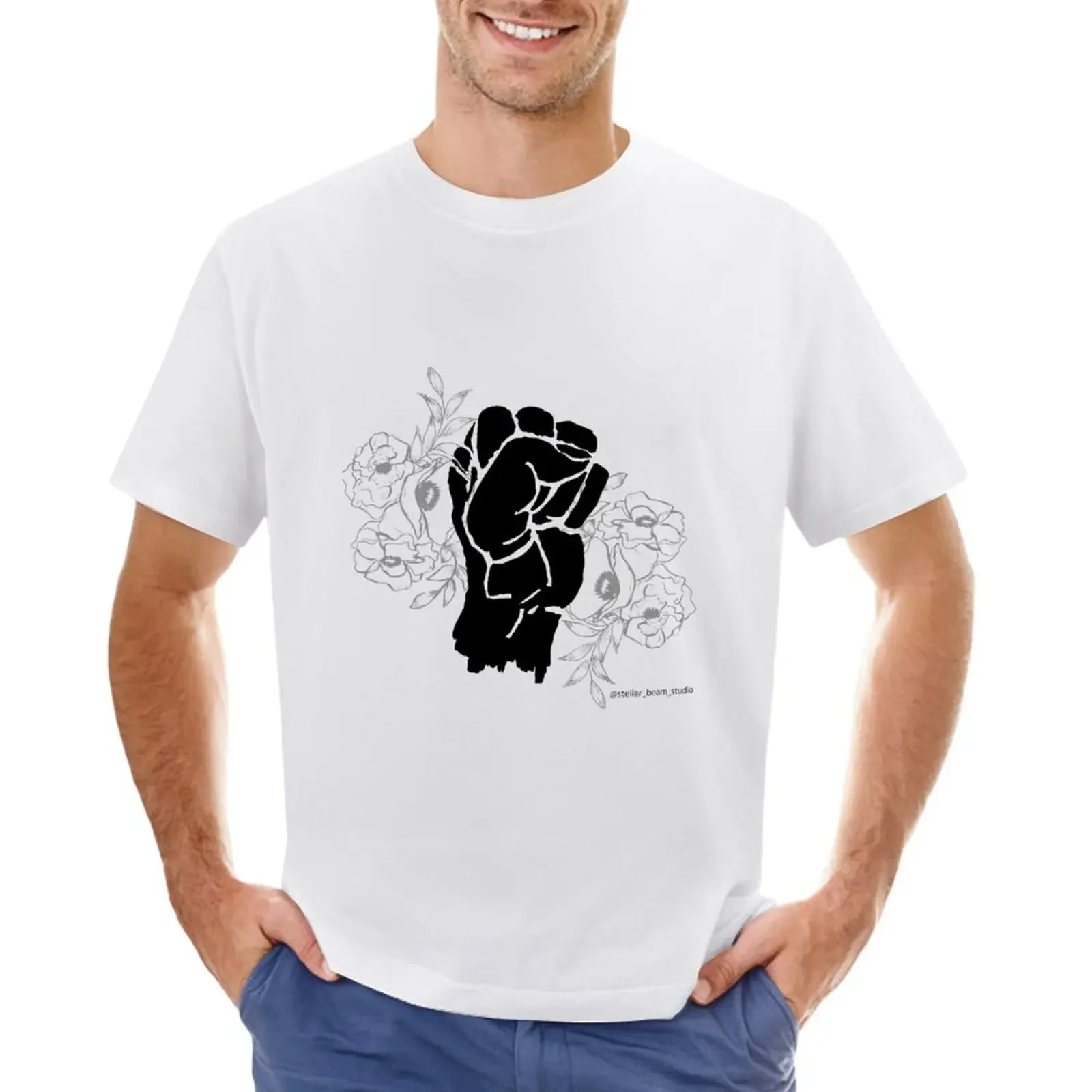 

Black Empowerment Sticker T-Shirt shirts graphic tees vintage black t shirts for men