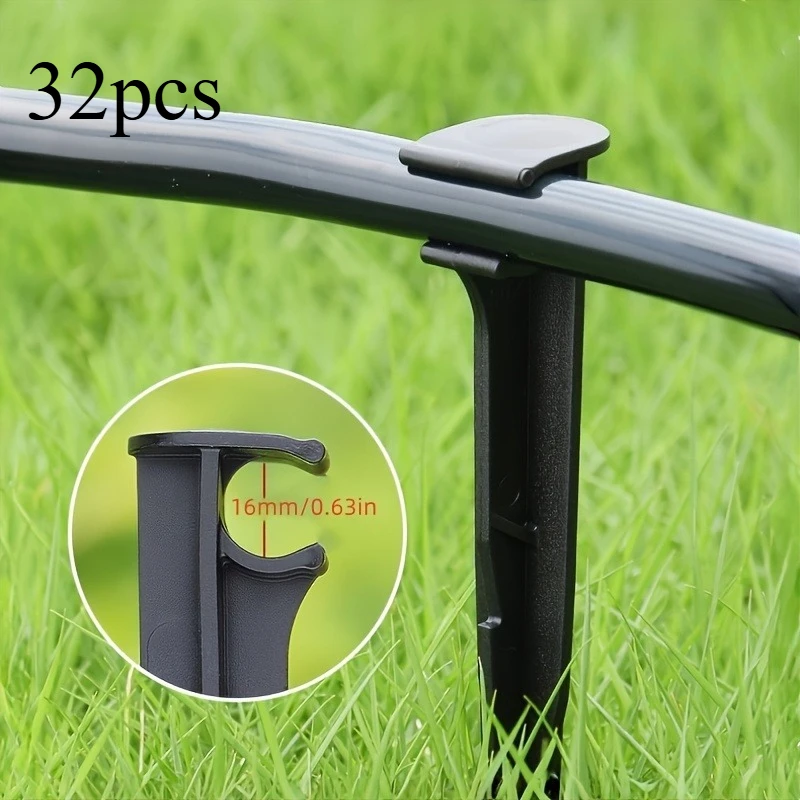 32Pcs Garden Lawn Mower Peg Environment-Friendly Plastic Ground Pegs For Robotic Lawnmower Boundary Cable Accessories