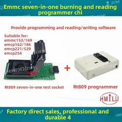 RT809H Programmer test socket BGA emmc153/169/162/186/221/254 Chip read-write socket