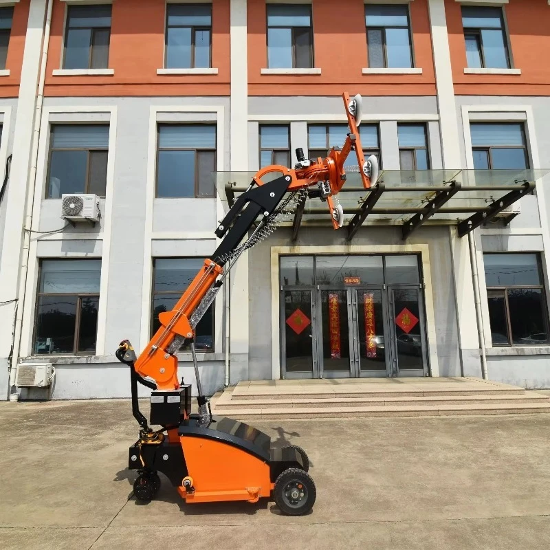 Customized Self-Propelled Glass Lifting Robot 300kg-800kg Capacity Vacuum Suction Cup Lifter for Building Glass