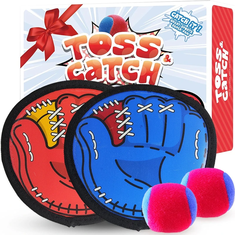 Zestaw zabawek sportowych na zewnątrz z lepkimi piłkami dla dzieci i dorosłych, interakcja rodzic-dziecko, gra edukacyjna, zabawka sportowa na kemping.