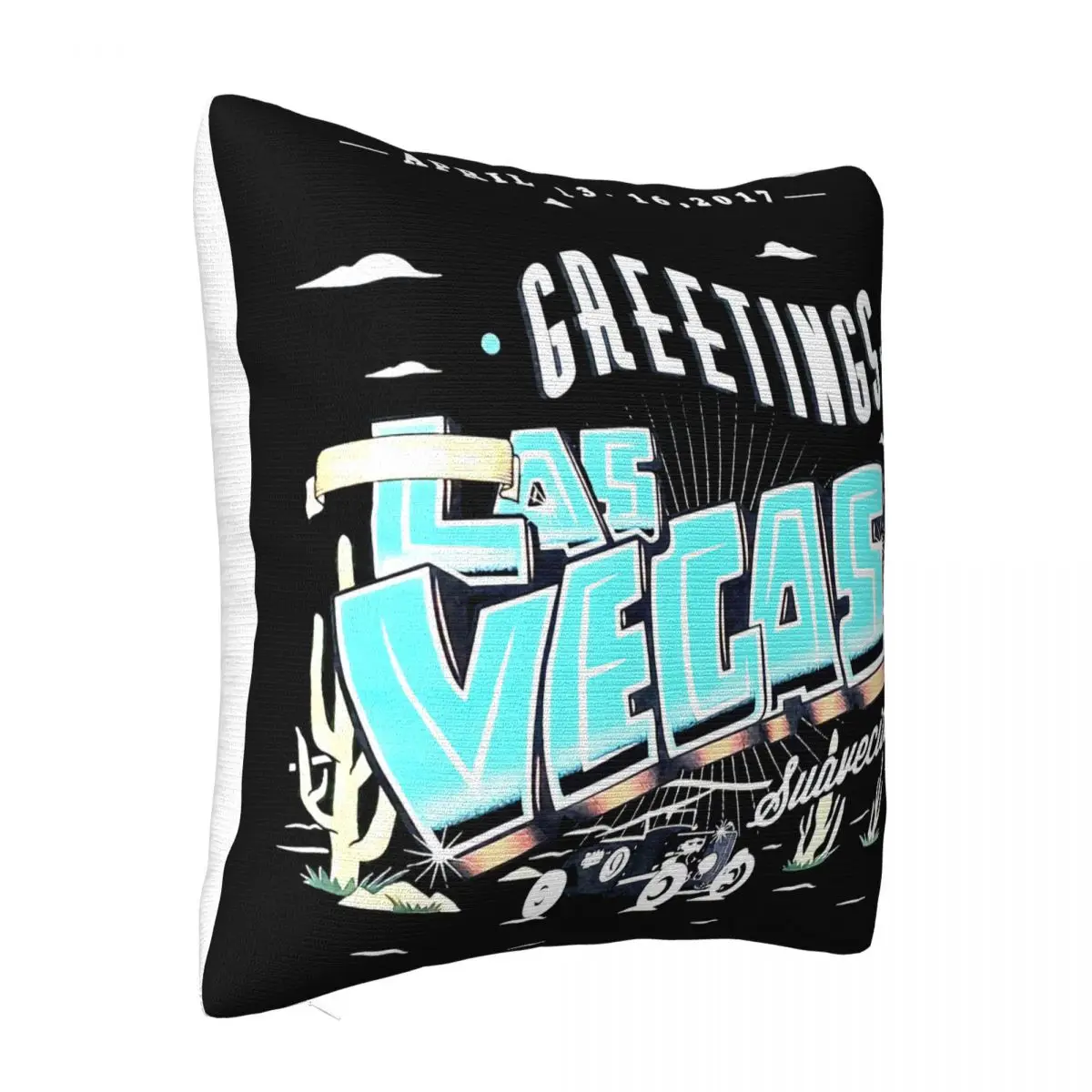 Suavecito Pomade Las Vegas Mens Sz S Black Graphic Nwt Logo Youth Street Style Hipster Women Humor Pillow Case