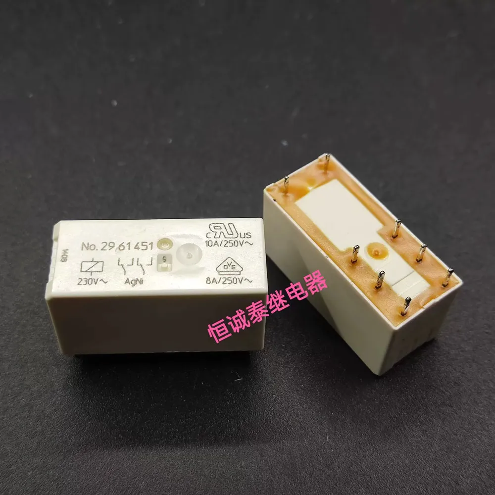 

Original new 100% No.2961451 import power relay 230V 8A/250V
