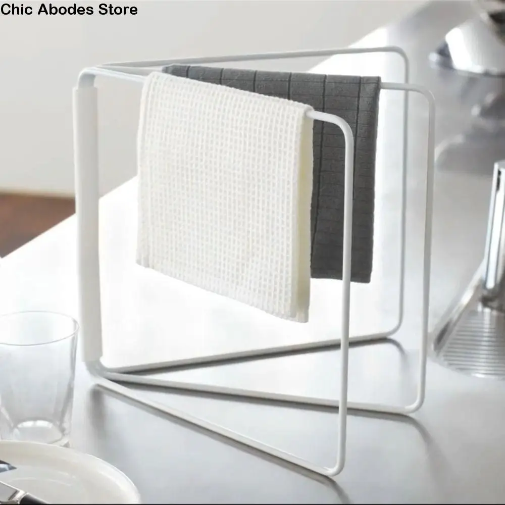 

Hanging Dish Cloth Drying Rack 3 Layers Vertical Dish Rag Storage Rack Rag Support Dishrag Organizer Kitchen Washcloth Holder