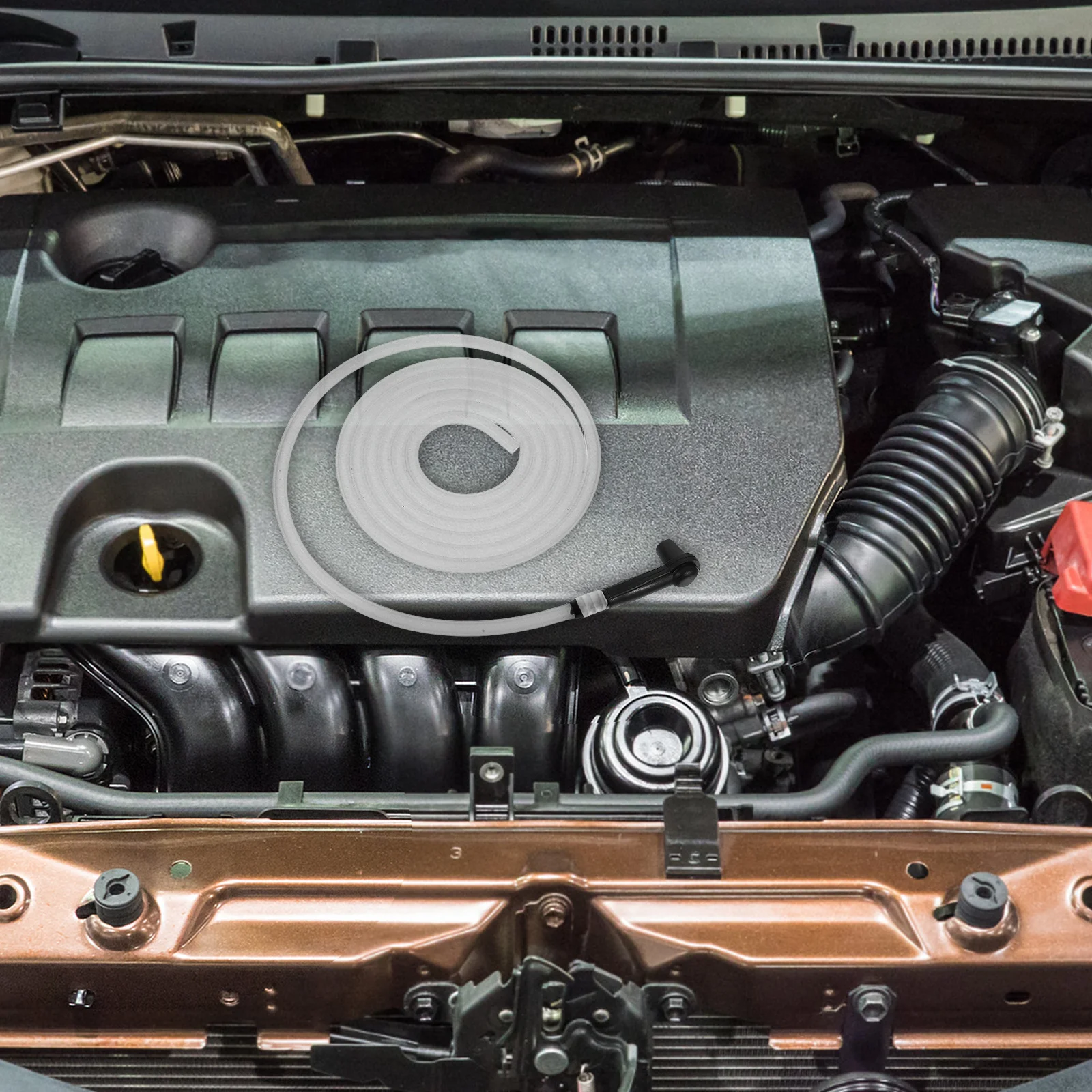 Mangueira de substituição de fluido de freio, kit de ferramentas de mudança de óleo de freio automotivo de plástico durável, mangueira sangradora de manutenção de veículos para carro