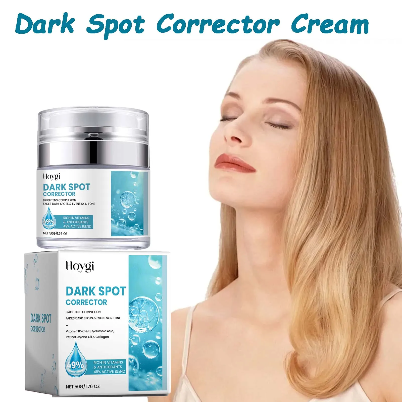 

Крем-корректор от темных пятен с витамином С, осветляющий кожу лица, выравнивающий тон, восстанавливающий, улучшающий эластичность кожи, уход за кожей