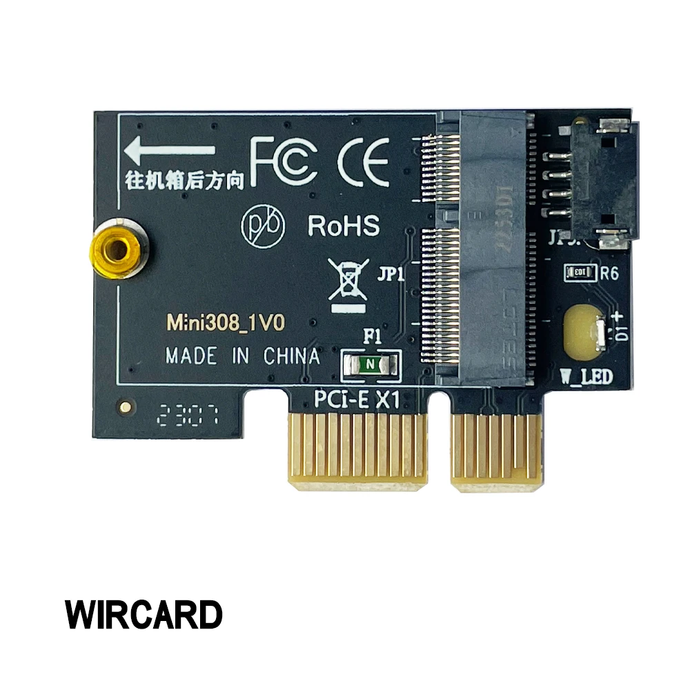 Adaptador de tarjeta WiFi PCIE X1, convertidor Bluetooth M2 NGFF para escritorio, AX210, 8260, 8265NGW, AX200, 9260, 7265