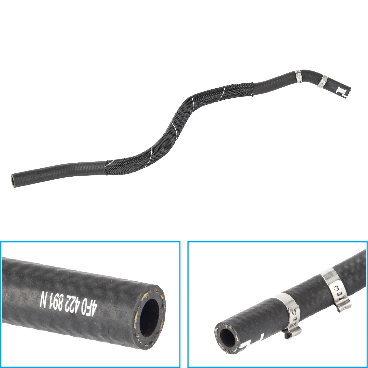 Genuine OEM Power Steering Return Hose 4F0422891N,4F0422891D For AUDI A6/S6 C6 2005-2008