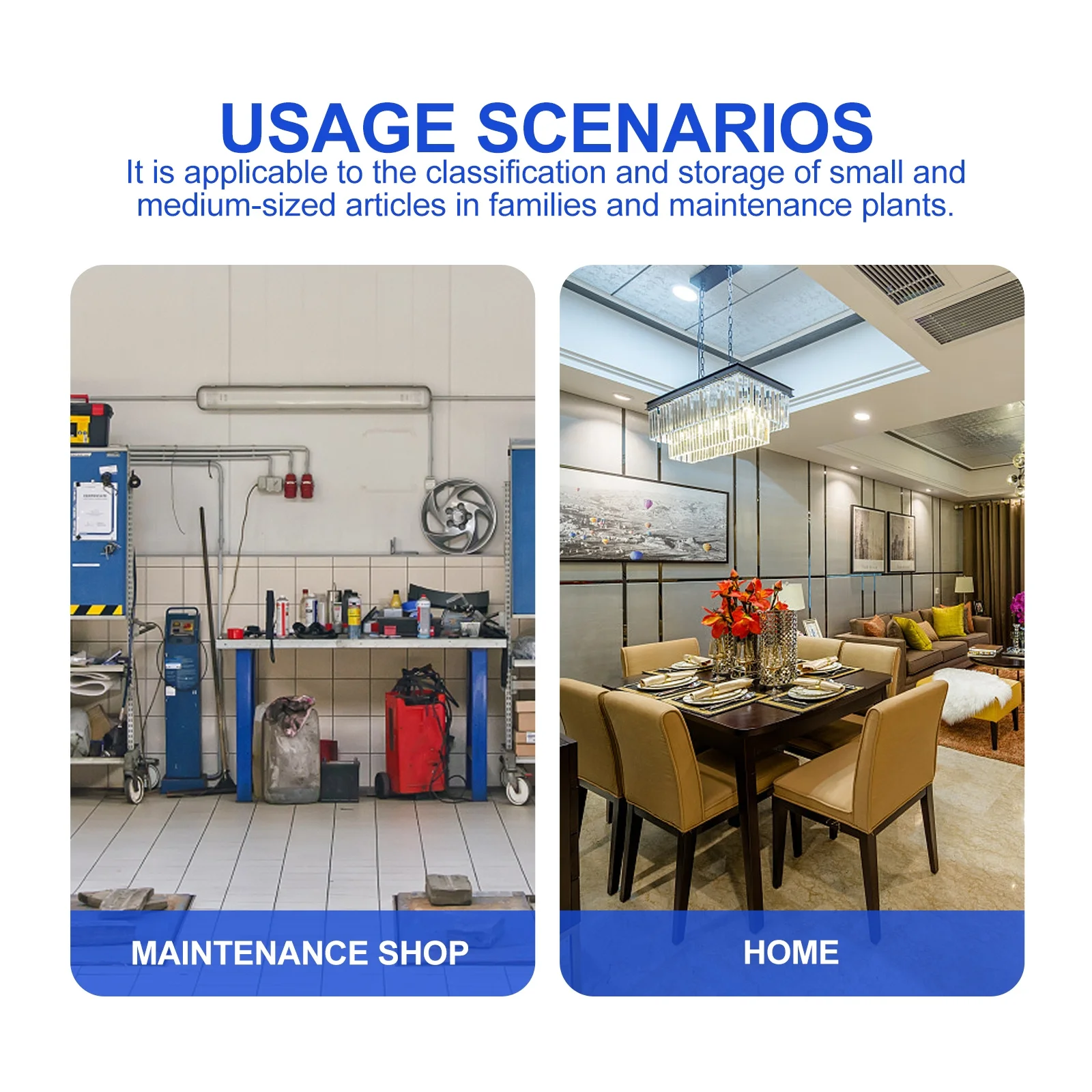 

Large Capacity Screw Box Component Storage Container Removable Partitions Hdpe Material Small Items Tools Organizer Masonry