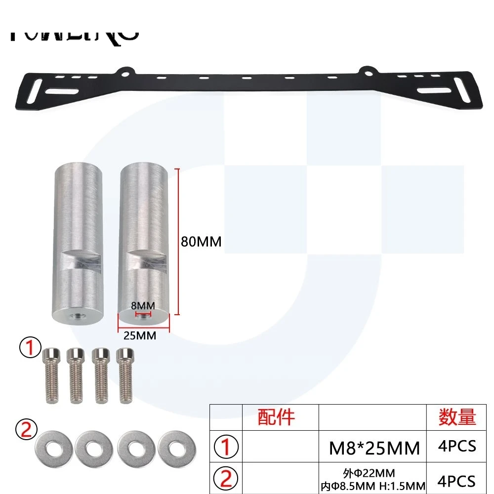 

Аксессуары для мотоциклов для BMW R1200GS R1250GS 2013-2023, вспомогательный кронштейн для противотуманных фар, кронштейн для прожектора, держатель точечного светильника