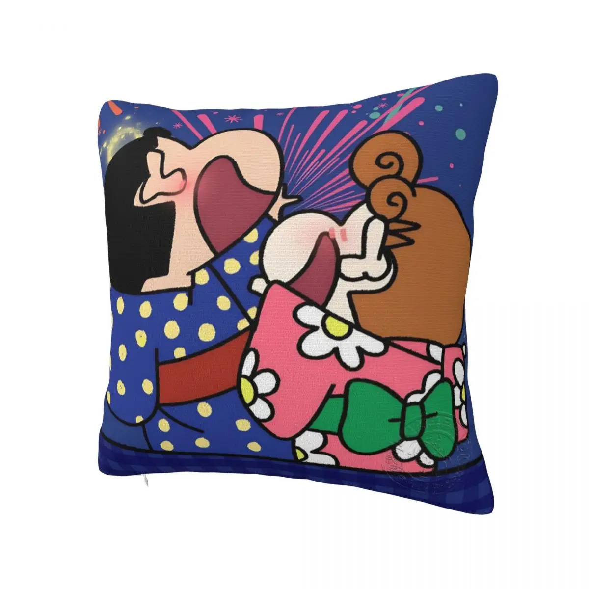 Pillow Case Crayon Shin-chans Soft Pillow Cover Vintage Cushion Cover Pattern Pillowcases For Office Car Home Decorative