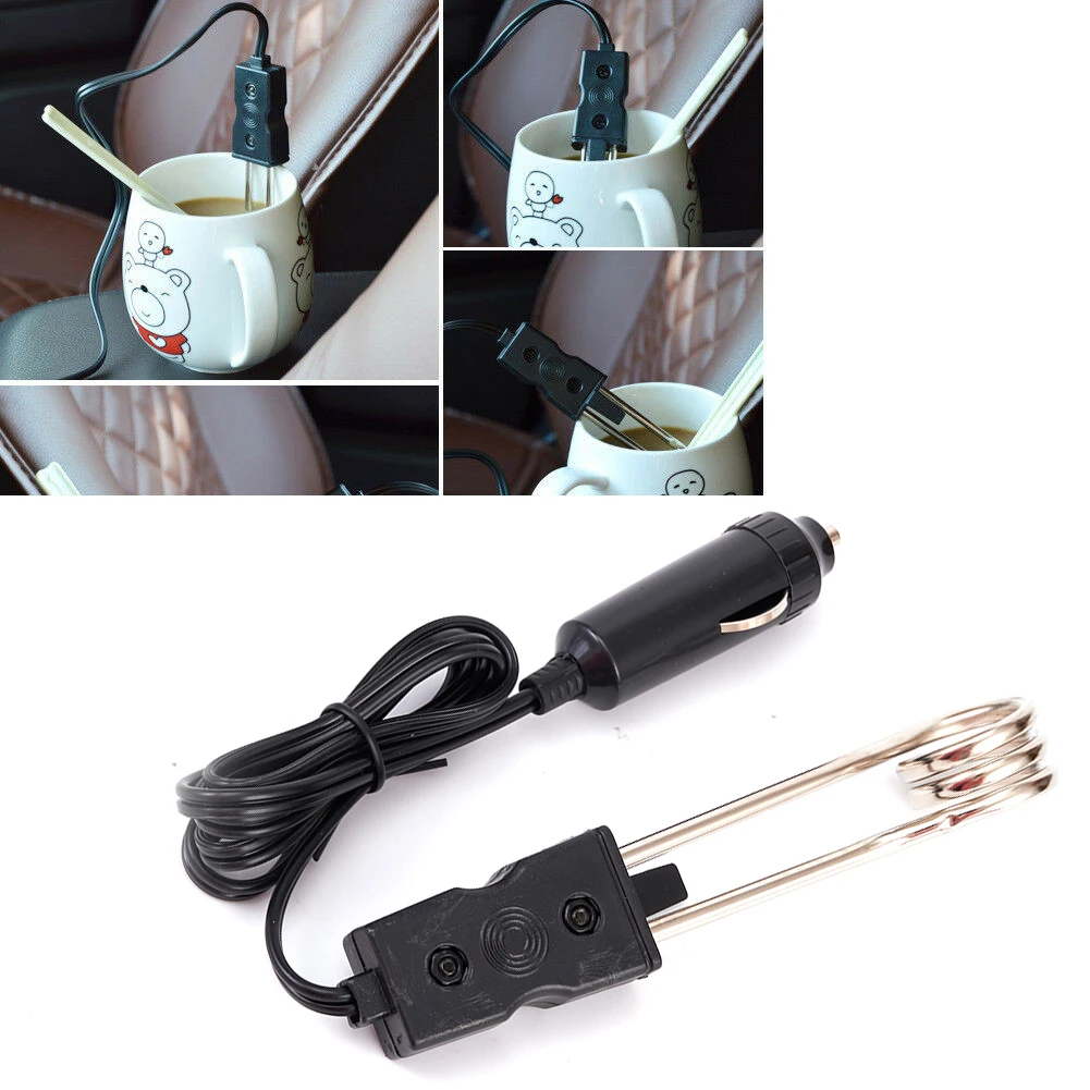 New 12V 120W Car Auto Cup Mug Water Heater Element Kettle Tea Coffee Soup Water Heater Components Car Electronic Heater New