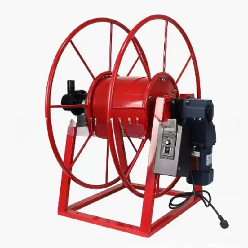 Industrial grade electric automatic reel telescopic pipe reel 6 minutes 1 inch 1.5 inch 2 inch oil pipe water pipe storage reel