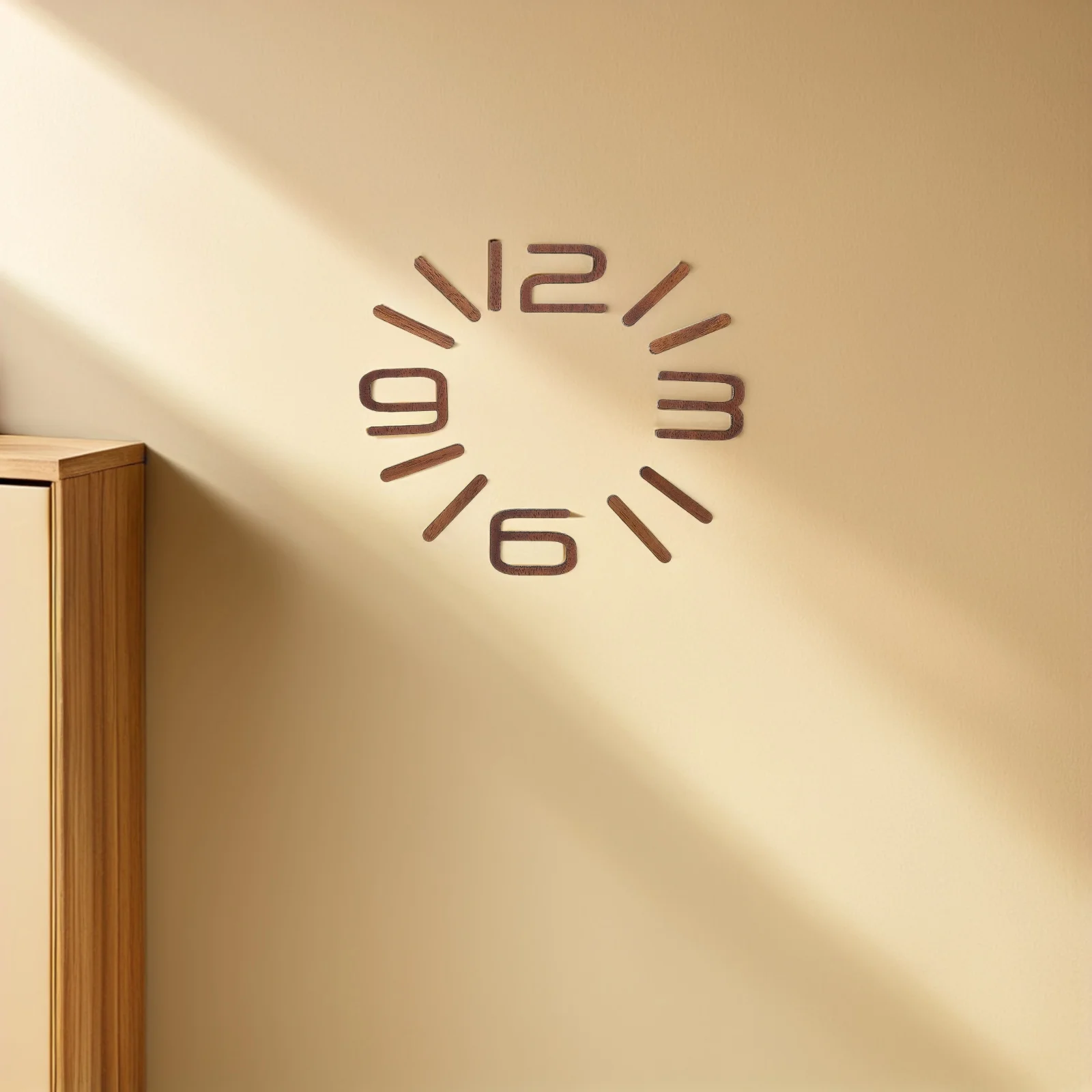 

1Set DIY Wall Clock Numbers in Wood - Lightweight Numerals Cutouts for Crafting Frameless Clocks Decorative Clock Making